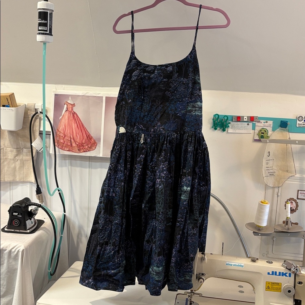 Bernie Dexter twilight woods print dress
